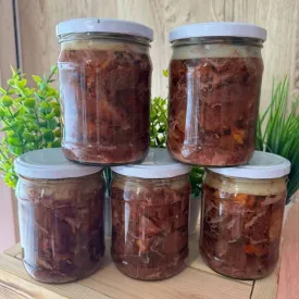 Тушенка говяжья из кускового мяса